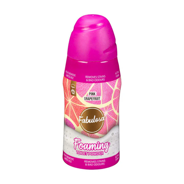 Fabulosa Foaming Toilet Powder Pink Grapefruit 500g